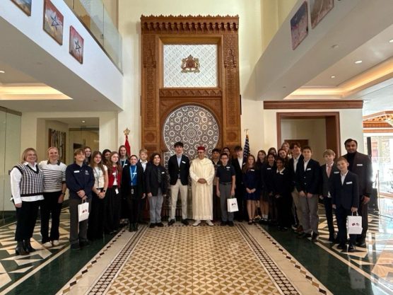 Washington, la Marcha Verde celebrada en la Embajada de Marruecos con alumnos de la British International School