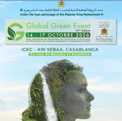 GLOBAL GREEN EVENT 2026: Casablanca acogerá la 14.ª edición del salón internacional dedicado al medio ambiente y la transición energética